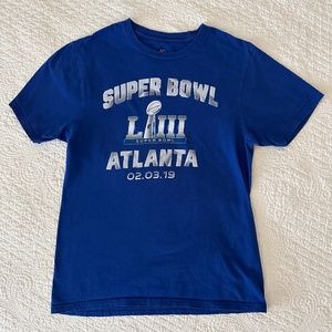 Majestic Atlanta Super Bowl LIII 2019 Tee T-Shirt Small